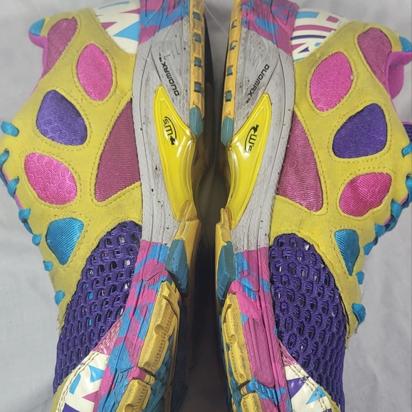 Asics Gel Noosa Tri 7 Women's Size 8.5 Running Shoes T264N Confetti Rainbow - Picture 2 of 6